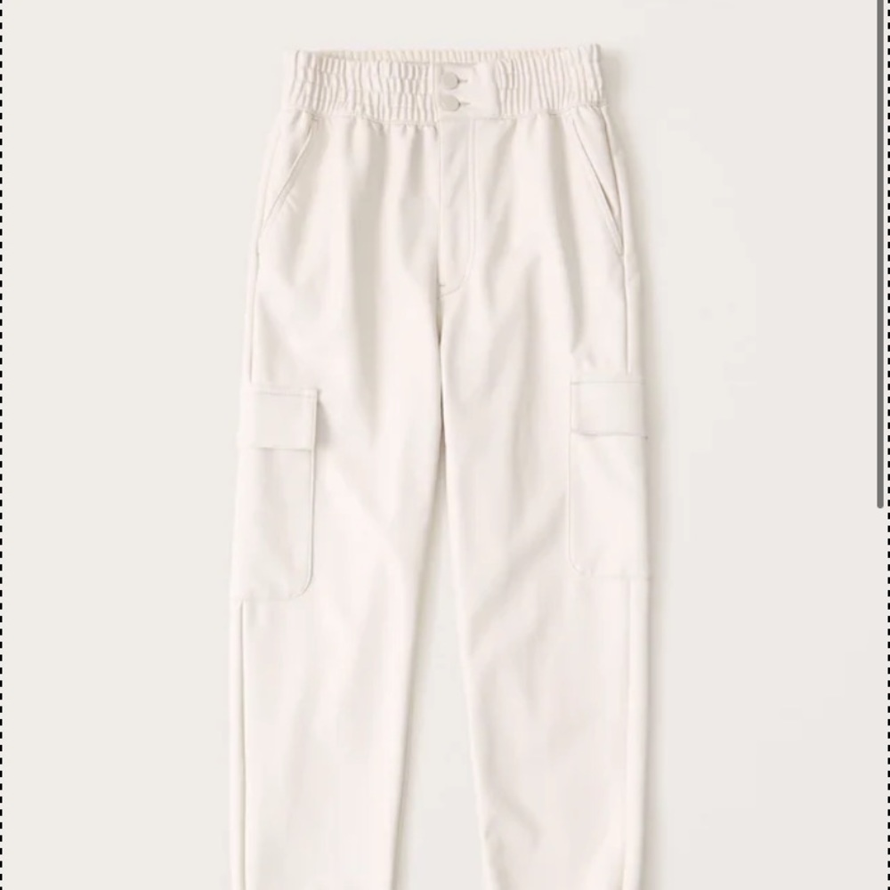 Vegan Leather Joggers - Picture 11 of 11